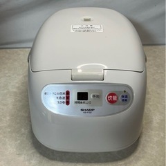 SHARP 炊飯器 KS-F102-H ホワイトの画像