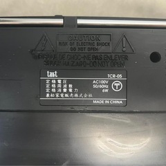 takt TCR-05 ラジカセ AM/FM カセット再生OKの画像