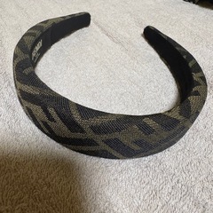FENDI フェンディ ブラウン 茶色 新品未使用 カチューシャ 2点セットの画像