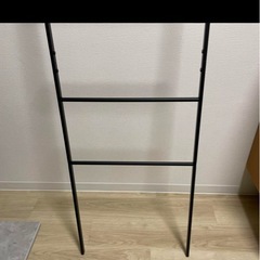 山崎実業 tower のラダーハンガー ブラックの画像