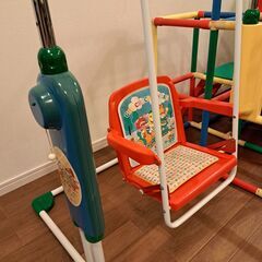 【相談中】グーチョコランタン　おりたたみキッズパーク　(ジャングルジム、すべり台、ブランコ、鉄棒)の画像