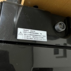 2023製YAMADA 洗濯機 6kg ブラックの画像
