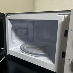 電子レンジ　60Hz グレー　ホワイトの画像