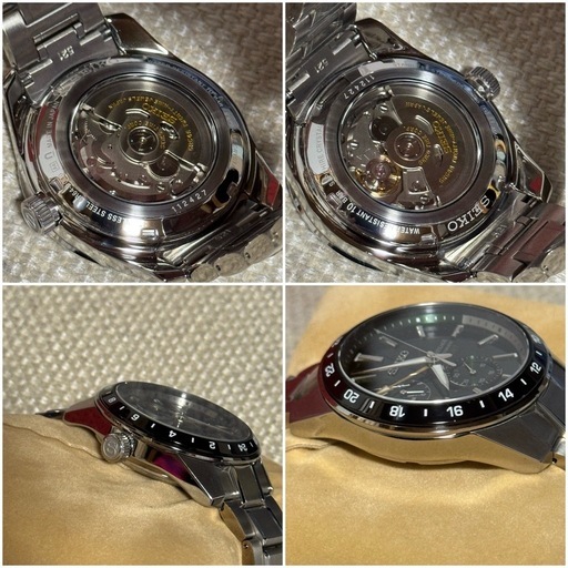 
SEIKO プレサージュ GMT SARF003 グリーン セイコー 機械式 