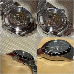 SEIKO プレサージュ GMT SARF003 グリーン セイコー 機械式 の画像