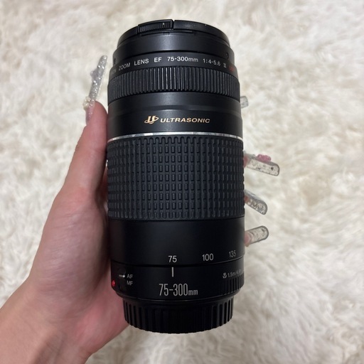 Canon 75mm-300mmレンズ ウルトラソニック