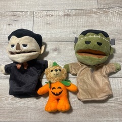 ハロウィン人形3種類セットの画像