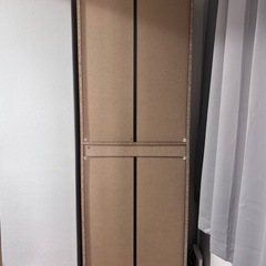 vintage 黒い木製本棚 6段の画像