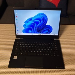 DynabookG83/FR第10世代i5-10210U＋SSD256GB＋メモリ16GBwebカメラ/長時間バッテリー/オフィスの画像