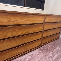 木製　収納家具の画像