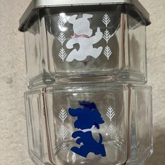オサムグッズ　ガラス製キャニスター(ミスド景品、非売品）の画像