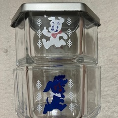 オサムグッズ　ガラス製キャニスター(ミスド景品、非売品）の画像