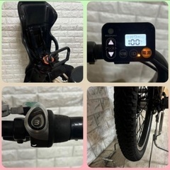⭐️2016年-2018年モデル⭐️Panasonic 電動自転車 ギュット アニーズ大容量8Ah子供乗せ 新基準⭐完成車配送⭐️美品⭐室内保管⭐t501の画像