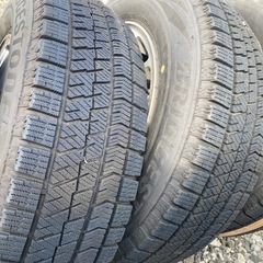 185/70R14.ブリヂストン.VRX2.スタッドレス.社外ホイール.4本セットの画像