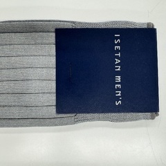 新品　伊勢丹メンズのリブソックス　25-26㎝　定価2000円の画像