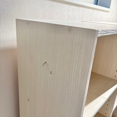 カラーボックス3つ　オフホワイトの画像