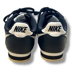 【NIKE】ナイキCortezコルテッツブラック23.5スニーカーシューズレザーの画像
