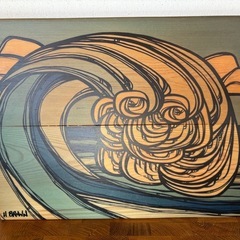 限定品 HeatherBrownヘザーブラウン オリジナルナチュラルウッドアートの画像
