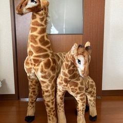 キリン　置物　オブジェ　ぬいぐるみの画像