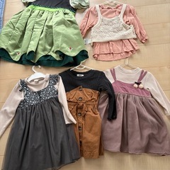 子供服　キッズ　100〜120 ワンピース　スカート　ボトムスの画像