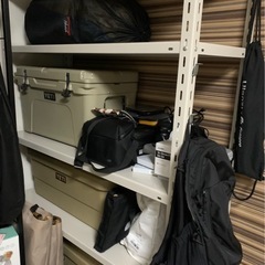 【耐荷重200kg/1段】スチールラック YSシリーズの画像