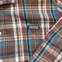 AIGLE ネルシャツ XSの画像