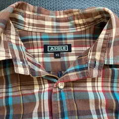 AIGLE ネルシャツ XSの画像