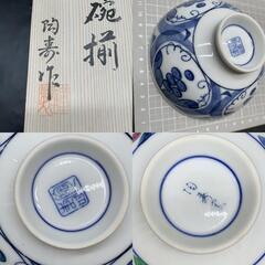 N331　未使用 有田焼 陶寿窯 錦絵変わり 茶碗 5客揃 染錦 祥瑞 蛸唐草 赤絵 色絵 飯茶碗 和食器　飯椀の画像