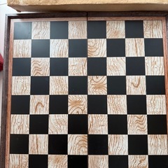 DELUXE CHESS. CHECKERS チェス・チェッカー はなやまMAGNETICの画像