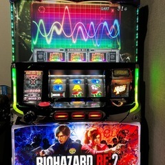 【コイン不要機】バイオハザードRE2スロット実機【家スロ】の画像