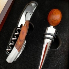 ☆新品未使用☆ワインオープナーセット木箱入りの画像