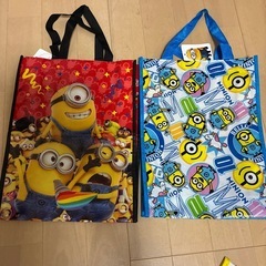 ミニオン　レジャーシート　ビニール製バッグの画像