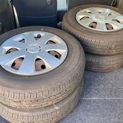 軽自動車用のアルミ＆タイヤ4本セット多数ございます⭐️の画像