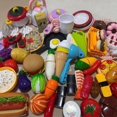 【取引中】公文あいうえお積み木＆おままごとセットの画像