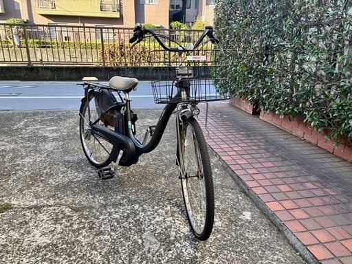 【電動アシスト自転車YAMAHA PAS26インチ3段変速バッテリー・充電器付き