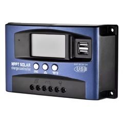 MPPT ソーラー充電コントローラー& 屋外ソーラーパネル の画像