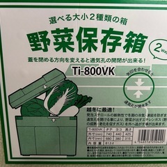 「終了間近」野菜保存箱2個組み の画像