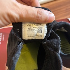 ナイキの黒のスニーカー　NIKE 17cmの画像