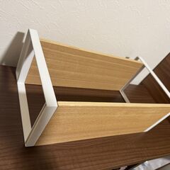 山崎実業　キッチンラック　ホワイトの画像