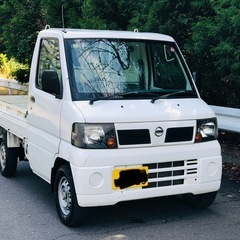 ニッサン　クリッパー軽トラック＊H 19年＊7万キロ＊4WD＊MT＊エアコン付きの画像