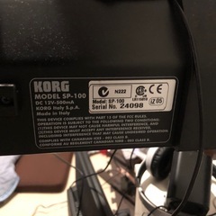 電子ピアノ　KORGの画像