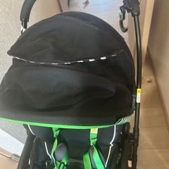 aprica フライル　ベビーカー　ストライプ柄　両対面式　軽量の画像