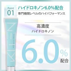 ハイドロキノンクリーム6.0% レチノール フラーレン セラミド 無添加 20gの画像