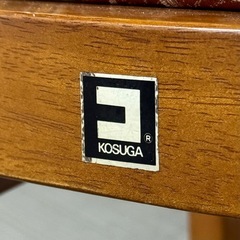 【美品‼️】高級♪ コスガ ダイニングチェア 4脚セット 食卓椅子 イス 木製ブラウン♪の画像