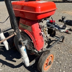 高圧洗浄機セット　動力噴霧機　 丸山　型式MS2502 ガソリンエンジン三菱の画像