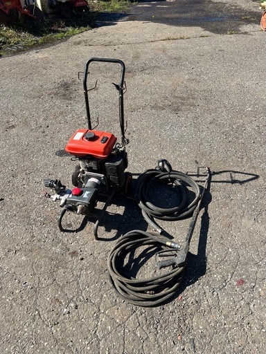 高圧洗浄機セット　動力噴霧機　 丸山　型式MS2502 ガソリンエンジン三菱