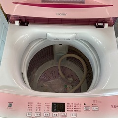 中古　汚れあり　Haier 洗濯機　2023年製　5.5kgの画像