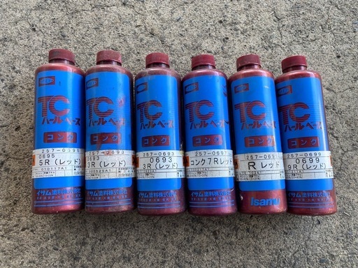 イサム塗料 TCパールベースコンク レッド6本