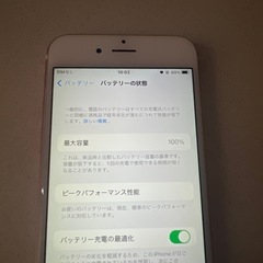 iPhone6s ローズゴールド 16GBの画像