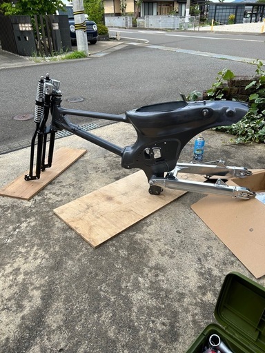 スーパーカブ　書類付きフレーム